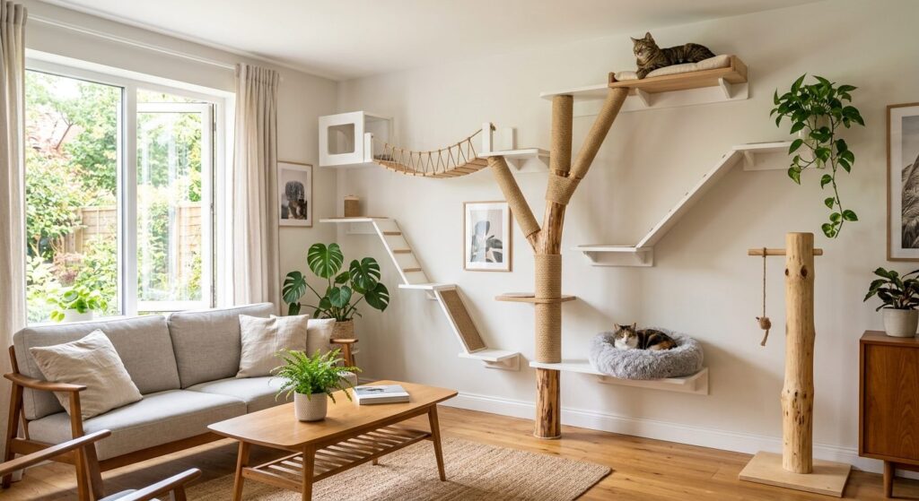 Det perfekte kattekammer: indretning og sikkerhed